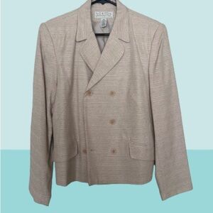 Norton McNaughton Tan Blazer Classic Suit Jacket